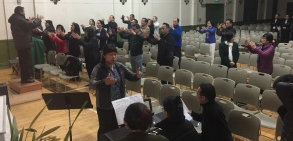 Our Lady of La Vang chior conductor training